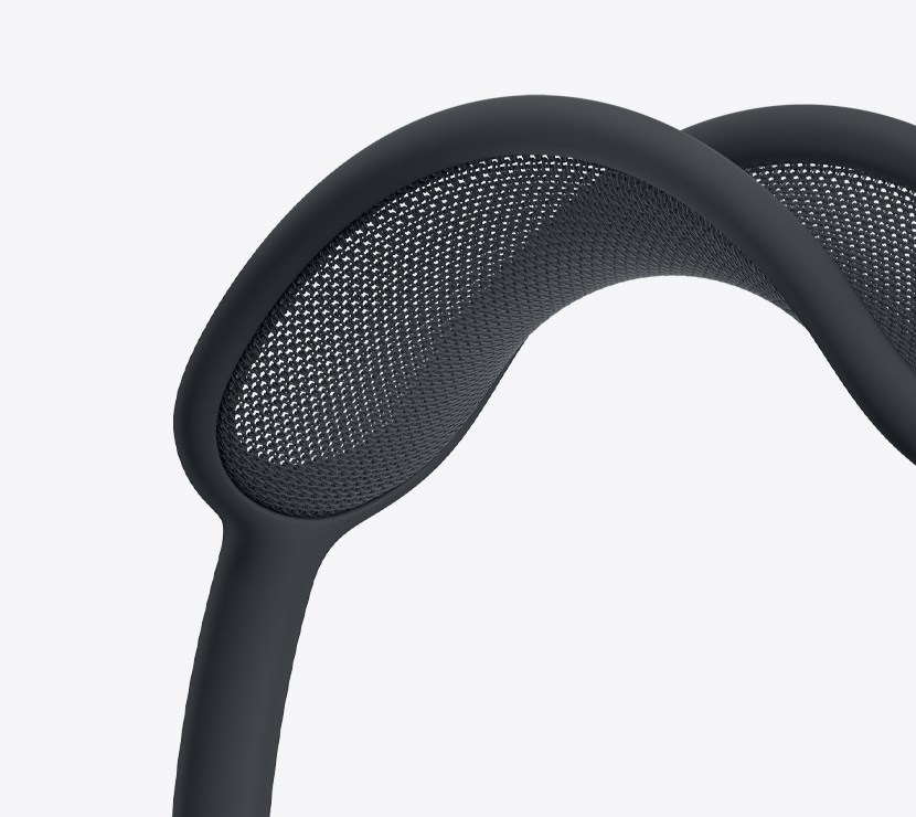 Lähivaade AirPods Maxi peavõrust.