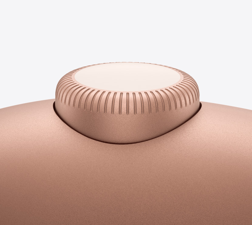 Lähivaade AirPods Maxi diginupust.