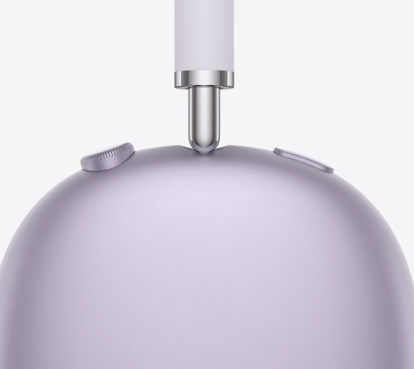 AirPods Max küljelt pildistatuna.
